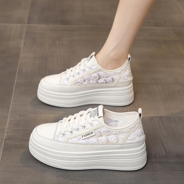 Fashion Women's Sneakers With Platform Shoes Tennis Female Thick Sole Fashion 2025 Casual Trainers Summer Leisure Womens Trainers Casual