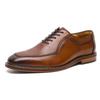 Leather shoes men's genuine leather first layer cowhide handmade men's leather shoes business dress men's shoes Oxford shoes retro shoes extra larg