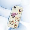 For iPhone 16e Case Five Animals Pattern Printing Straight Edge TPU Phone Back Cover