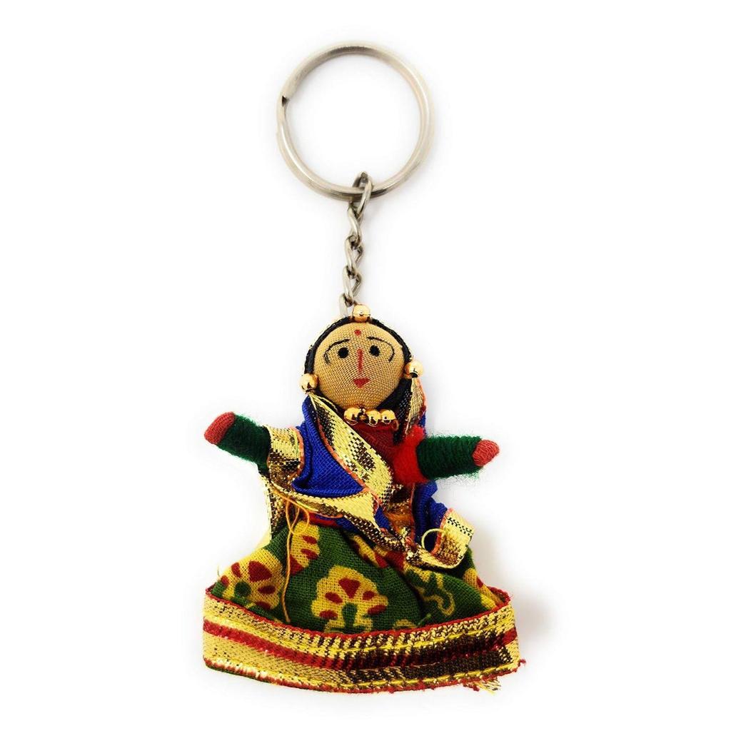 Handmade Multi-Colour Keychain
