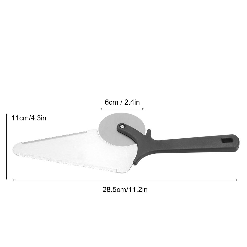 Professionelles Multifunktionales Gebäck-Pizza-Radschneider-Schaufel-Spatel-Werkzeug aus Edelstahl