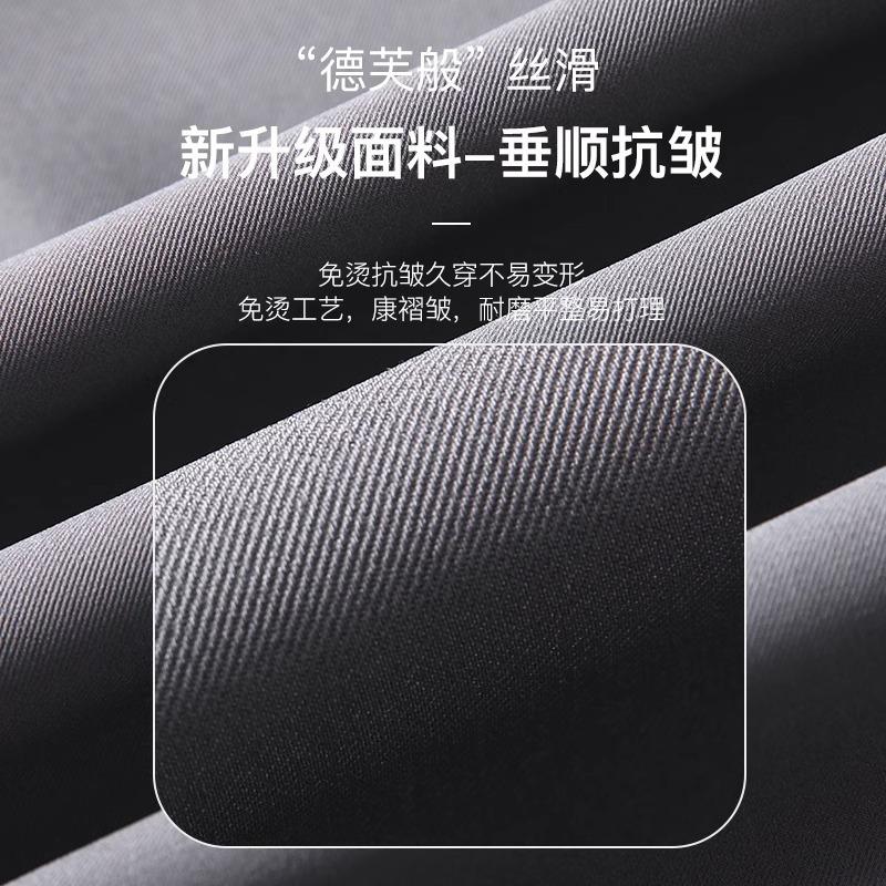 High waist wide leg suit pants women's autumn double pleated small thin drape narrow straight pants pocket design