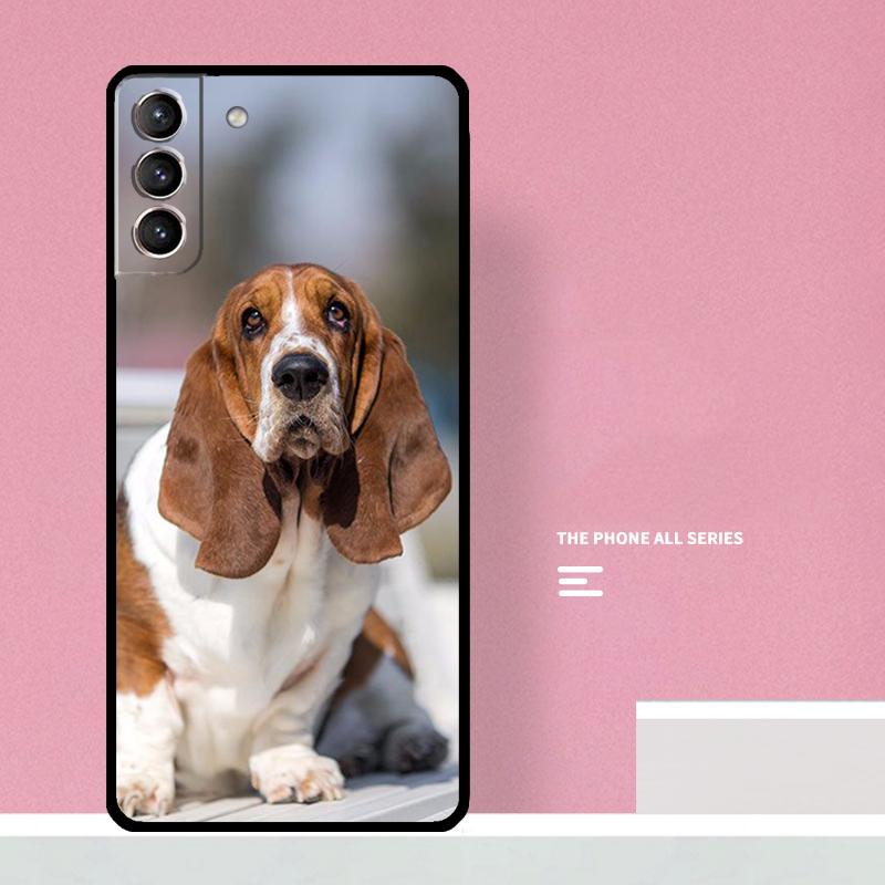 Basset Hound Dog Phone Case For Samsung Galaxy S25 S26 Ultra S20 S21 S22 S23 S24 S10 Plus S25 FE Cover Coque