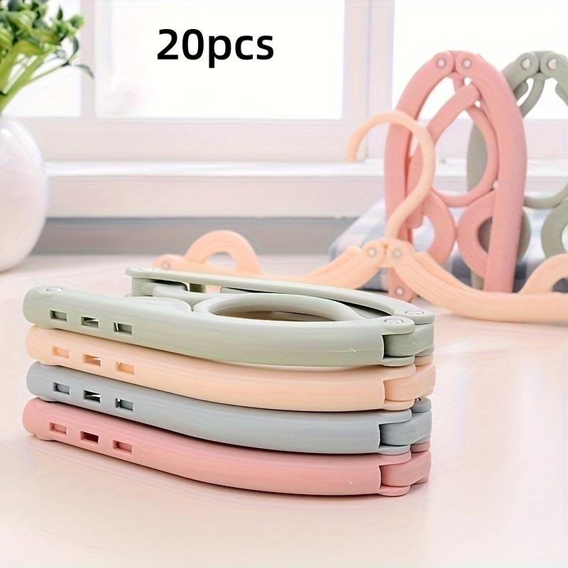 10Pcs/20Pcs Portable Folding Clothes Hangers for Travel and Business Trips, Multifunctional Clothes Hangers for Home Use