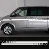 Car Styling Stripes Side Graphics Waistline Vinyl Decals Stickers For VW T4 T5 T6 Transporter Camper Van Honeycomb Hex Decor