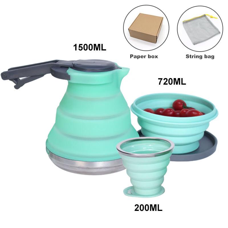 

Складной дорожный чайник и набор для кофе NuFeng