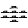 8 Pieces 3' Black Nylon Closed Base Marine Boat & Dock 3 Inch Cleat