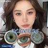FUNSACHY Color Contacts 1Pair Natural Brown Korean Big Eye Contact Lenses for Eyes Beauty Gray Pupils Colored Soft Lens Yearly
