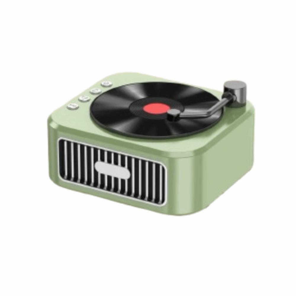 

Водонепроницаемый виниловый проигрыватель Богатый бас Портативная колонка Мини Беспроводная Bluetooth-колонка Путешествия зелёный