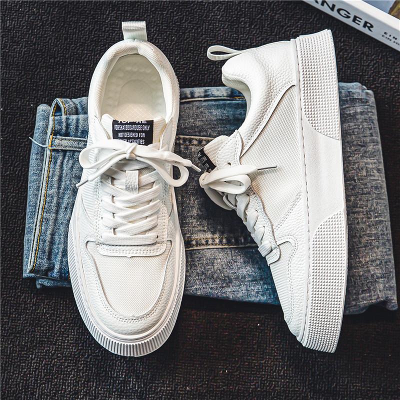 

Мужская обувь Летняя дышащая сетчатая мягкая подошва Маленькие белые туфли Тренд Увеличение Спортивная повседневная обувь для сноуборда Мужская 39 белый