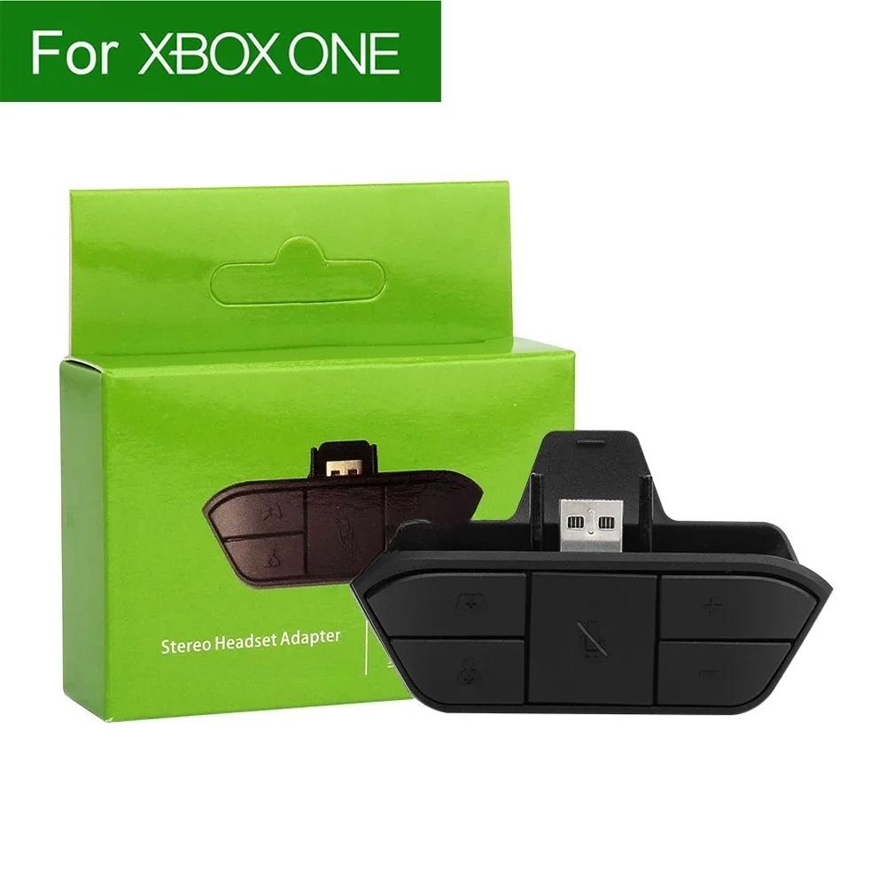 Stereo Headset Adapter Adjust Audio Balance Controller Headset Converter Adapter 3.5mm Audio Jack for Xbox One Game Controller Only Adapter