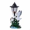 Crane Statue with Solar Lantern Outdoor Decorative Landscape Lighting