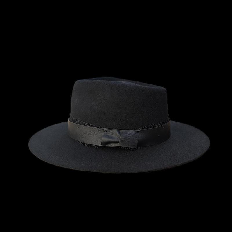 Manufacturer Wholesale Webbing Decorative Wool Top Hat Fashion Pure Wool Top Hat