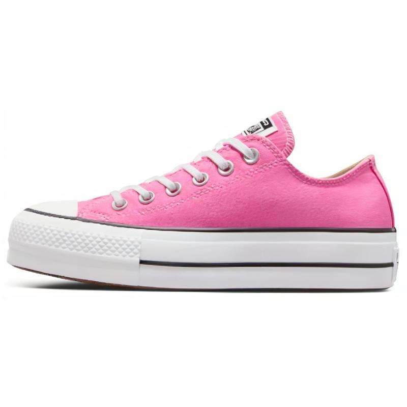 Converse Chuck Taylor All Star Lace-up Abrasion Shock Absorbing Low Top Espadrilles Women's Pink