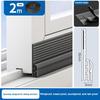 2M Rubber Sliding Door Sealant Strips Soundproofing Aluminum Alloy Soundproofing  Door Seals