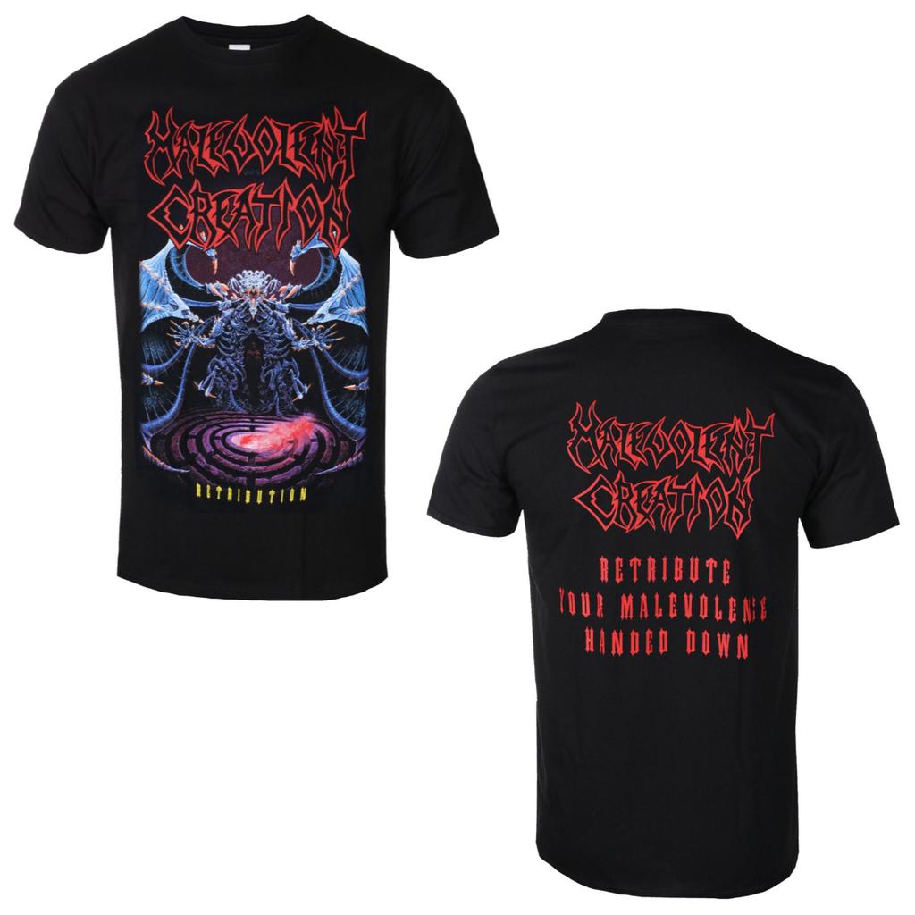 Malevolent Creation Band Graphic Cotton Tshirt Unisex Summer Short Sleeve Fashion Brand Tee Luxury Casual Vintage Retro Top