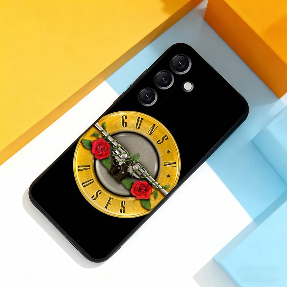 Band G-Guns N Roses Cool Voor Samsung Galaxy A 73,72,51,53,52,71,22,5G,Note,J7,8,9 Zwart Zacht Hoesje Telefoonhoesje