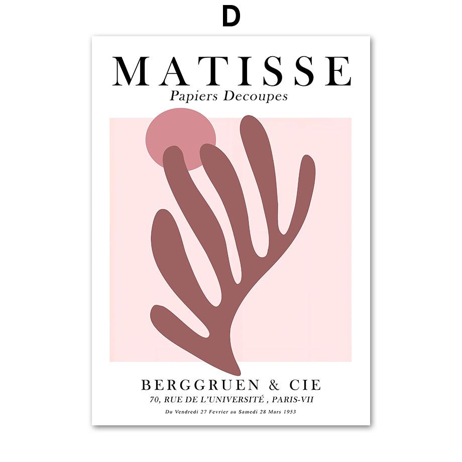 Abstrakte Matisse Figur Blume Markt Rosa Wand Kunst Leinwand Malerei Nordic Poster Und Drucke Bilder Für Wohnzimmer Dekor