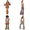 70er Retro Disco Cosplay Kostümset Für Männer Und Frauen Perfekt Für Halloween Und Themenpartys