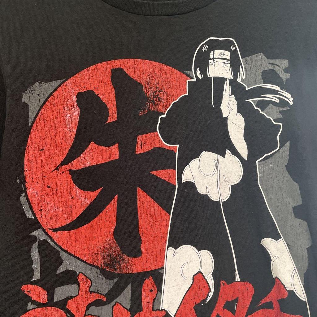 [USED] Final Price: Rare Naruto Anime T-Shirt, Size Small, Black, Uchiha Itachi, Vintage
