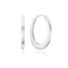 ENGBROX flat oval hoop earring
