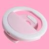 1pcs LED Selfie Ring Fill Light Cell Phone Third Gear Fill Light USB Charge Portable Beauty Flash Po Beauty Light Live Selfie