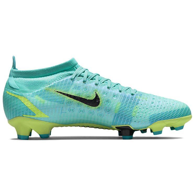 Nike Mercurial Vapor 14 Pro FG Dynamic Turquoise Lime Glow Men Sneakers Blue CU5693-403