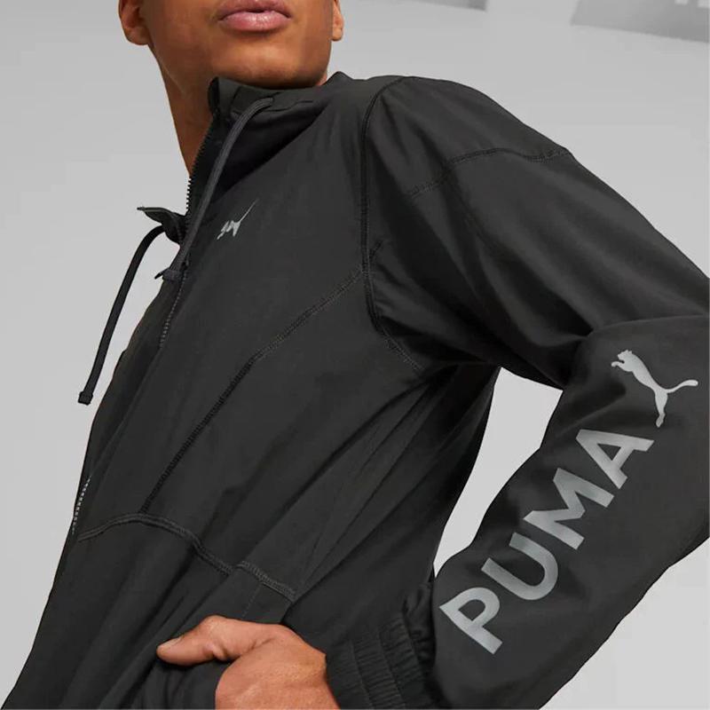Puma Men' Jacket Black Fit Woven Jacket 522128 51