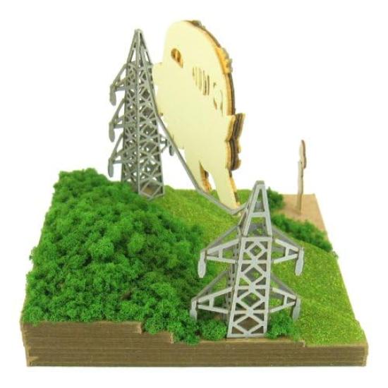 Sankei Studio Ghibli Mini My Neighbor Totoro Mei and Cat Bus Paper Craft Non-scale MP07-04