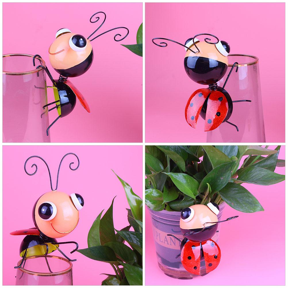 Garden Beetle Fence Decor Wall Decorations Outdoor Iron Hanging Ornament Metal Crafts