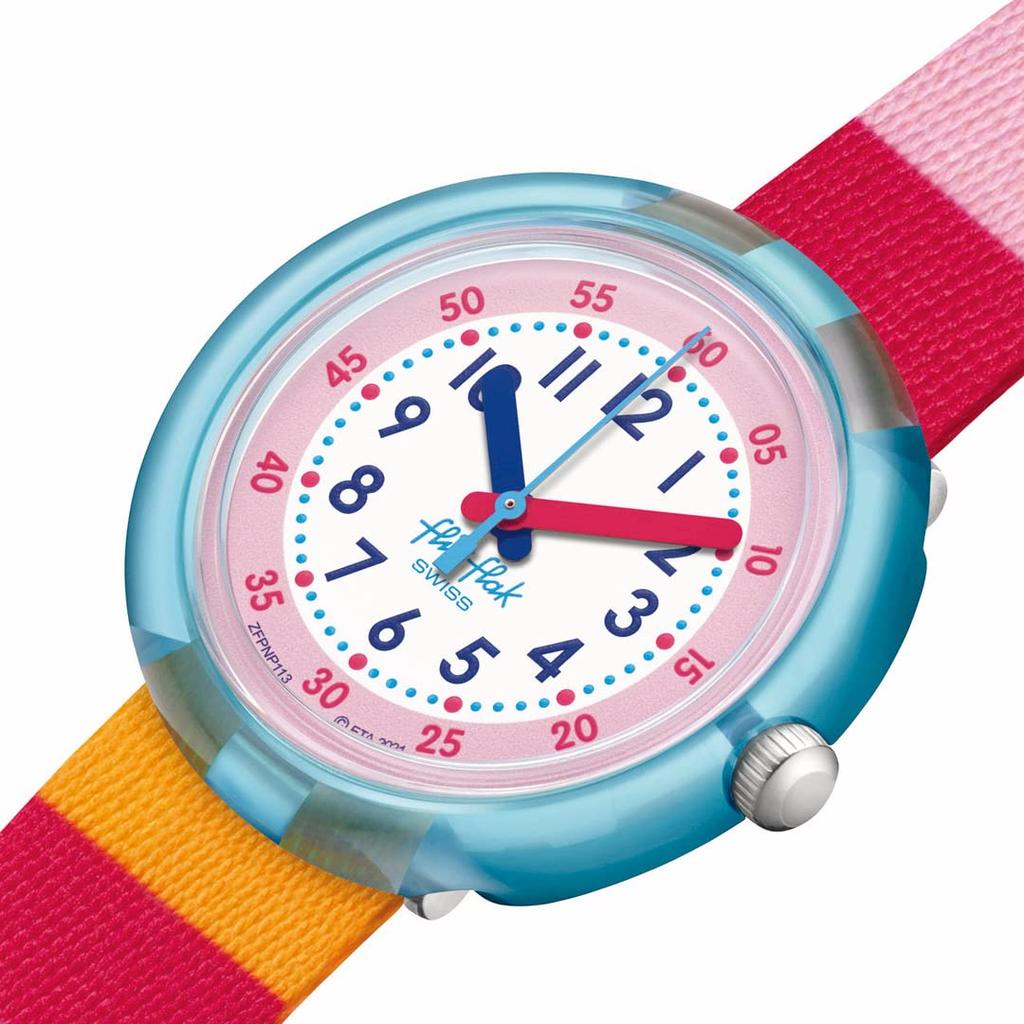 Watch STRIPY PINK FPNP113 [Flick Flack] Kids'