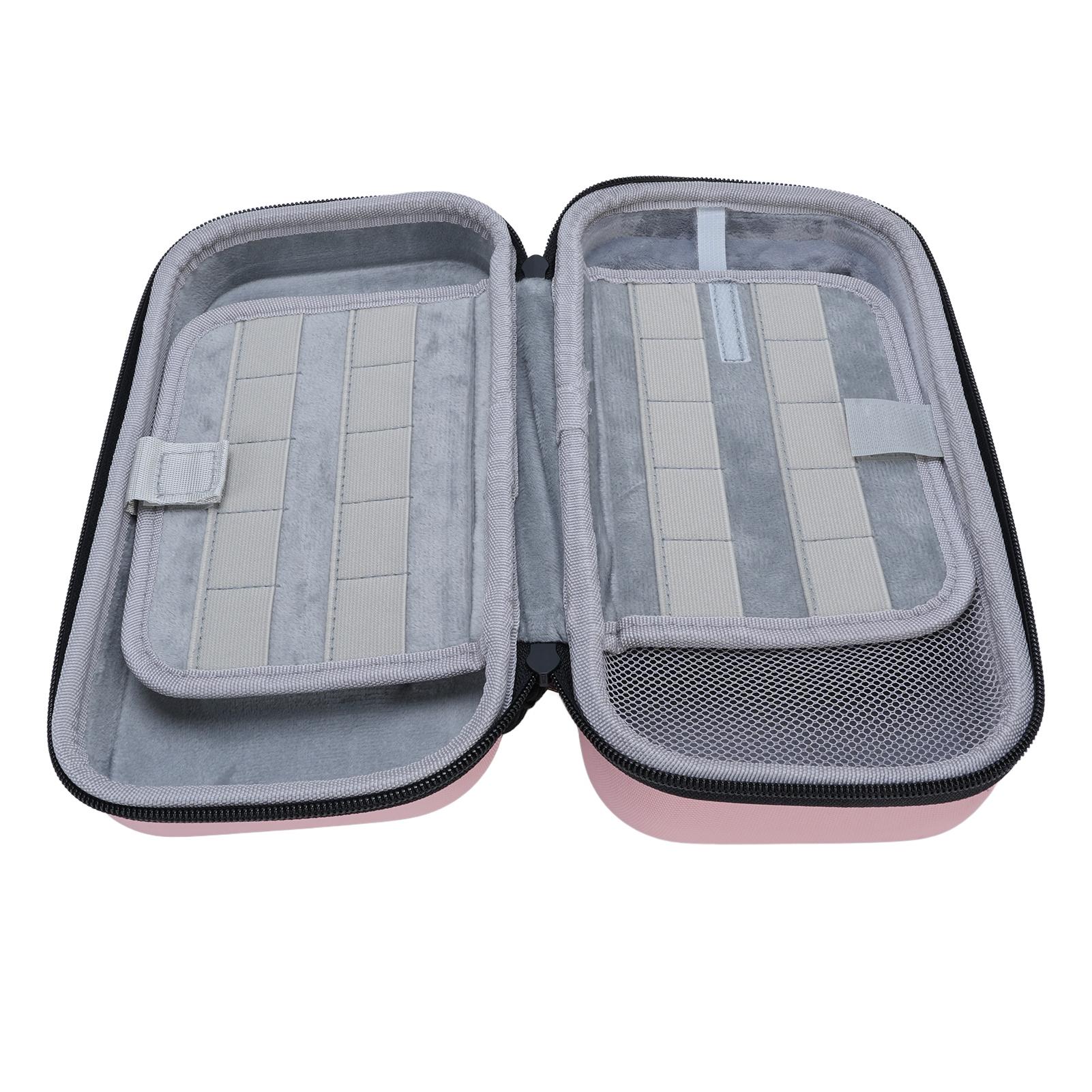 

Чехол для консоли Switch OLED EVA PU Ручная игровая консоль Жесткий чехол Сумка для хранения розовый