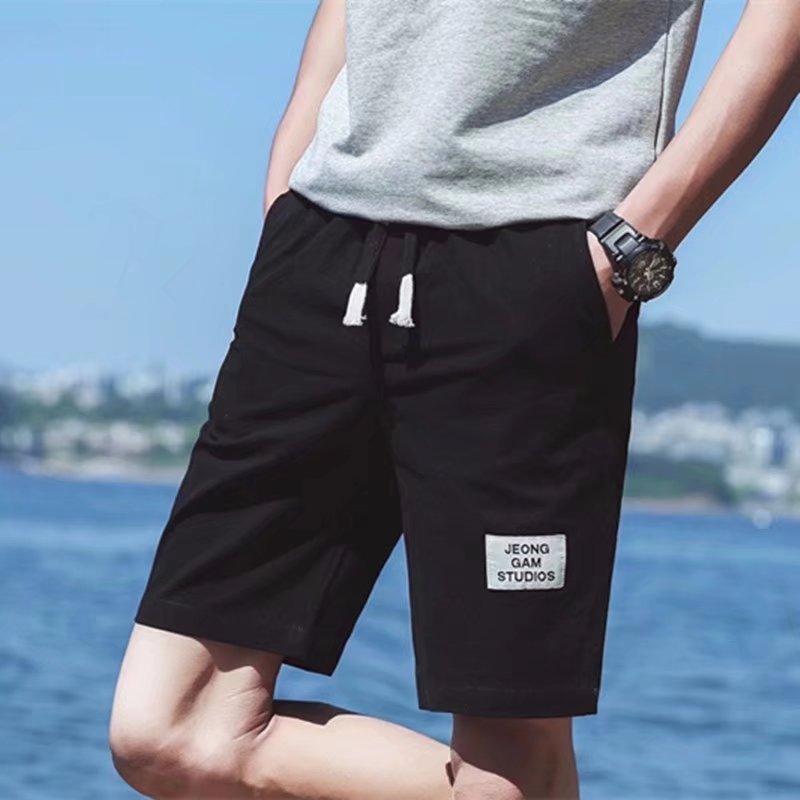 Cheap Shorts Men's Summer New Style Cotton and Linen Trend Sports Pants