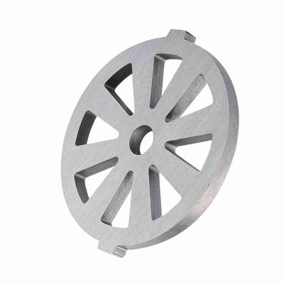 Meat Grinder Plate, Strong and  , Easy To Install, with Alloy Material, Silver Color, Hole Diameter 7mm