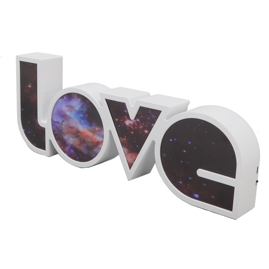 Love Letter Light LED USB and Battery Power Supply White Light Love Sign Decorations Light for Birthday Festival