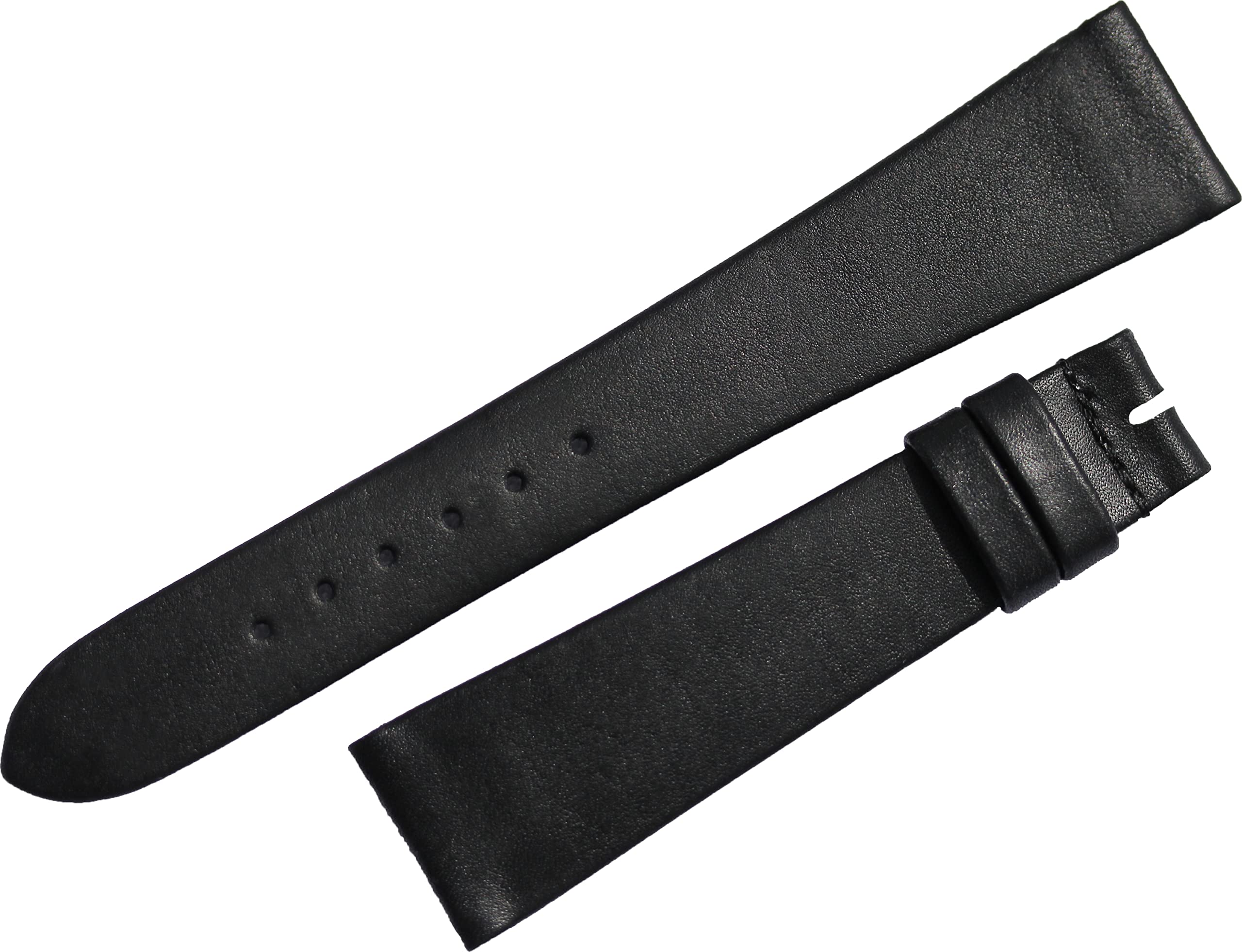 

Calf Watch Strap Cowhide Stylish in Japan Genuine [KUNISTEIN] (Black / 19-14mm / Leather) Men s (Made / Leather)