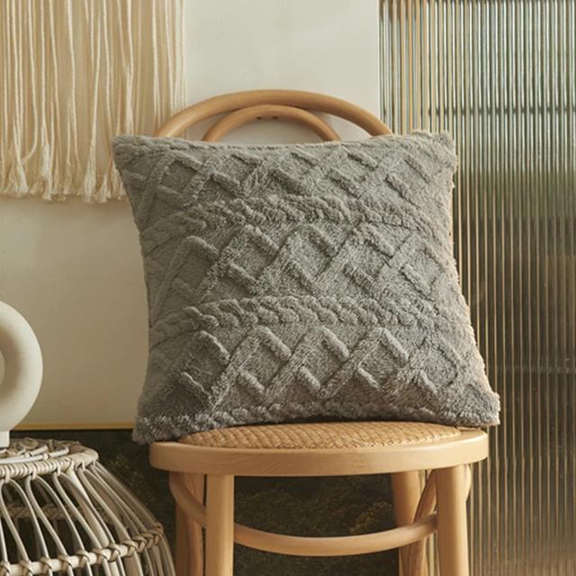 Short Fleece Cushion Cover Plush Fuzzy Pillow Cover for Living Room Sofa Decorative Pillow Home Decor Pillowcase 45x45cm 50x50cm
