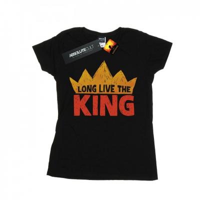 Camiseta feminina/feminina O Rei Leão Filme Long Live The King Algodão