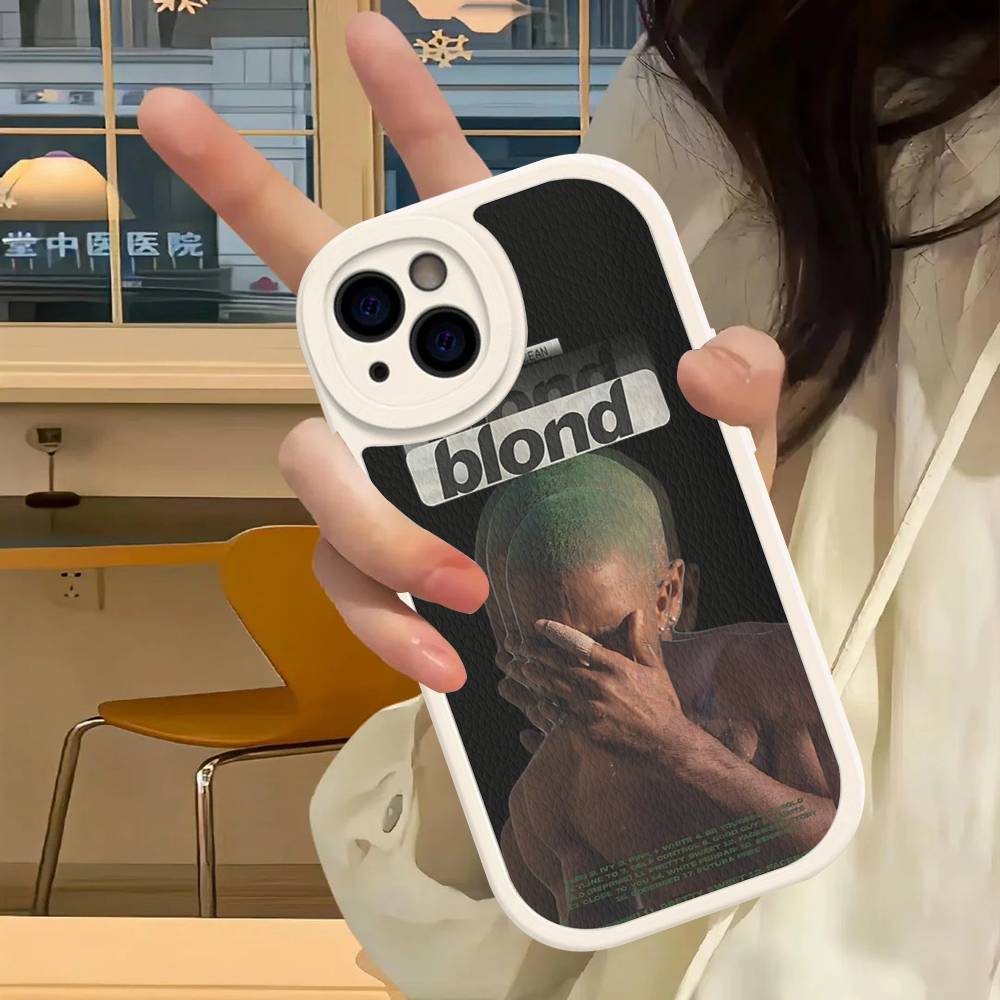 Frank Blonde Oceans Phone Cover For IPhone 16 15 14 13 12 11 Pro Max Plus Leather Soft Case