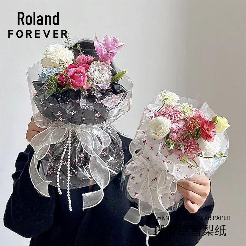 Roland Bow 38g Extra Thick Floral Tissue Paper for Fresh Flower Bouquets and Handmade Floral Art Packaging