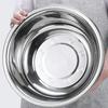 Stainless Steel Round Kitchen Cooking and Baking Kneading Bowl, Washing Fruit and Vegetable Bowl