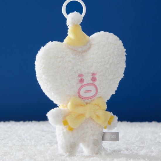 BT21 Klíčenka s panáčkem sněhuláka