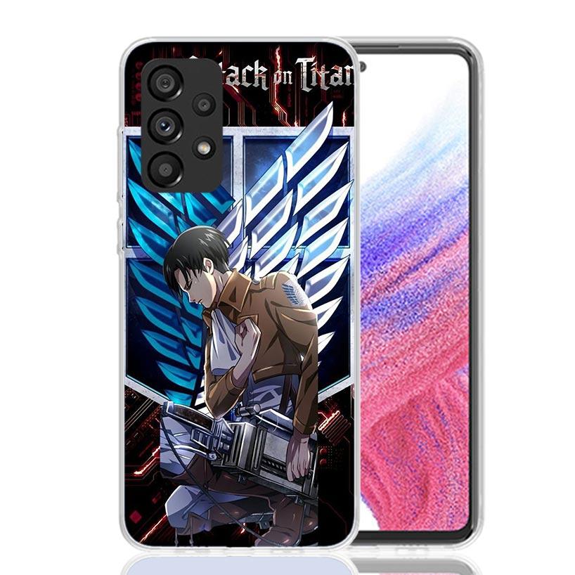 A-Attack on T-Titan Levi Phone Case For Samsung Galaxy A17 A16 A14 A15 A13 A57 A56 A54 A55 A53 A37 A36 A34 A35 A33 A26 A24 A25 A
