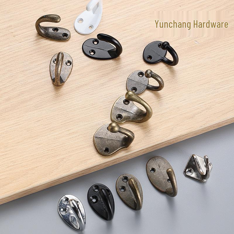 Vintage Legierung Wandmontierter Mantelhaken - Hinter-Tür, Wandbild, Einzeln, Dickes Design