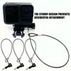 1-5 Set Coardă de Siguranță din Oțel Inoxidabil Lanyard pentru GoPro Hero 13 12 11 Brățară Anti-pierdere pentru Mână Corzi de Agățare pentru DJI Insta360 X5