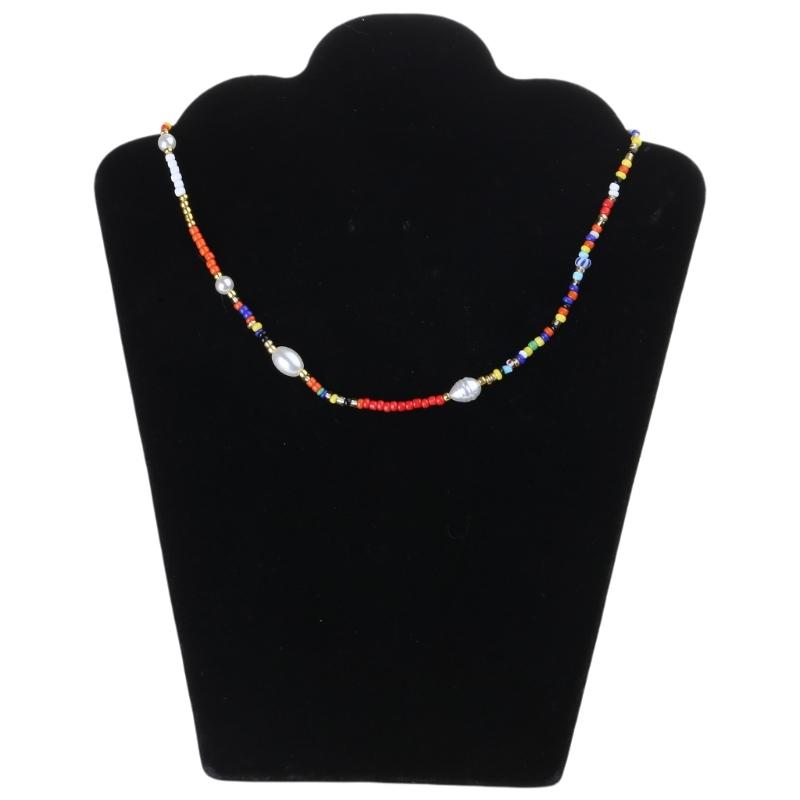 Multilayer Beaded Necklace Adjustable Length Necklace Beads Bracelet Fashion Jewelry Elegant Necklace for Stylish Outfit