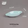 Creative Solid Color Melamine Plate – Faux Porcelain Round Tableware for Home or Hotel Use