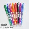 8 Colors 0.5mm Erasable Gel Pen with Refills Quick-Drying Neutral Pen Writing Pen Gel Ink Pen School Office Supplies