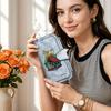 Cute Print Women's Long Wallet Fashion Portable Card Holder Daily Leisure Coin Purse