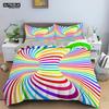 Psychedelic Digital Printing Bedding Set 3D Duvet Cover Set Microfiber Adults Women Single Queen King Twin Full Size Duvet Cover